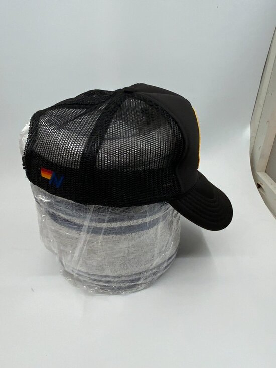 VCFL_LO_R-BLK-SD01.jpg?v=  Aviator Nation Venice CA Black Trucker Snapback Hat Rainbow Logo Hat